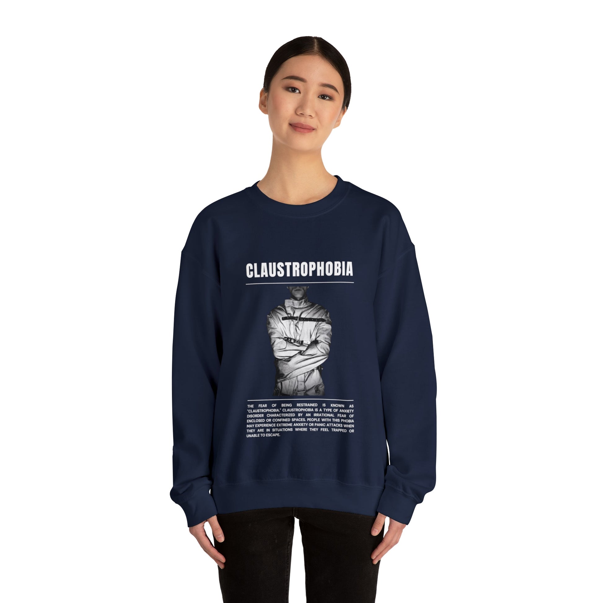 Claustrophobia Fear of Restraint Halloween Sweatshirt - BRAZEN BUY thsirt shirt