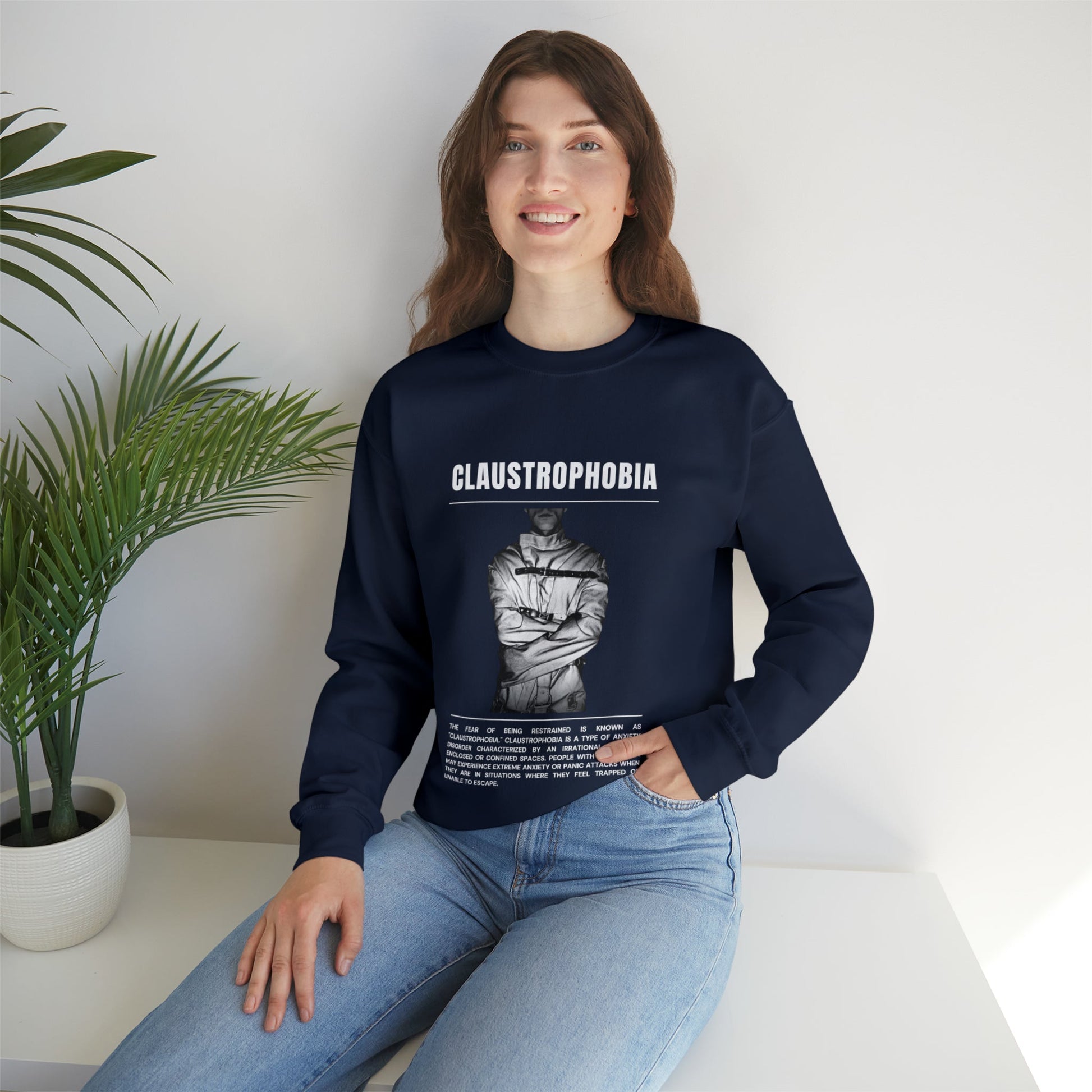 Claustrophobia Fear of Restraint Halloween Sweatshirt - BRAZEN BUY thsirt shirt