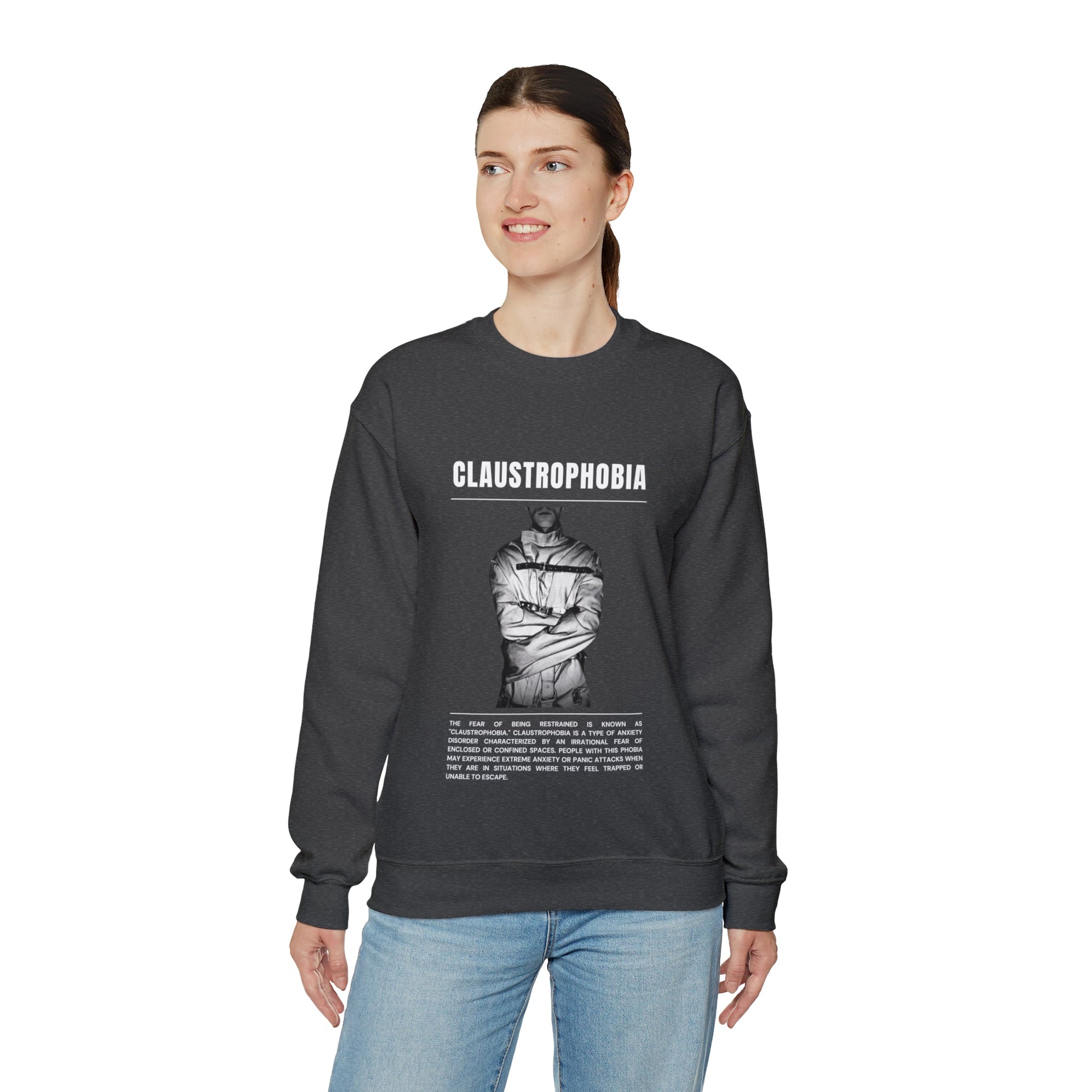 Claustrophobia Fear of Restraint Halloween Sweatshirt - BRAZEN BUY thsirt shirt