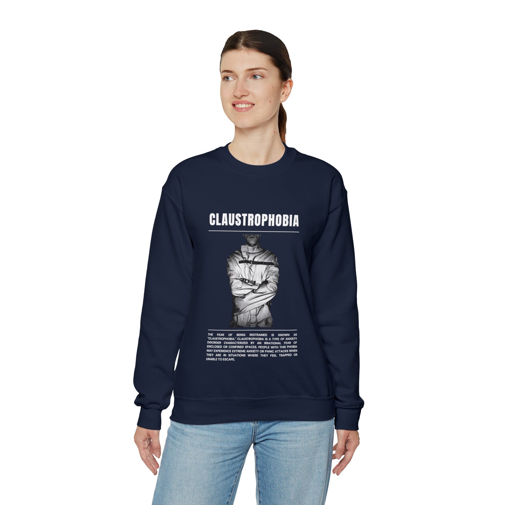 Claustrophobia Fear of Restraint Halloween Sweatshirt - BRAZEN BUY thsirt shirt
