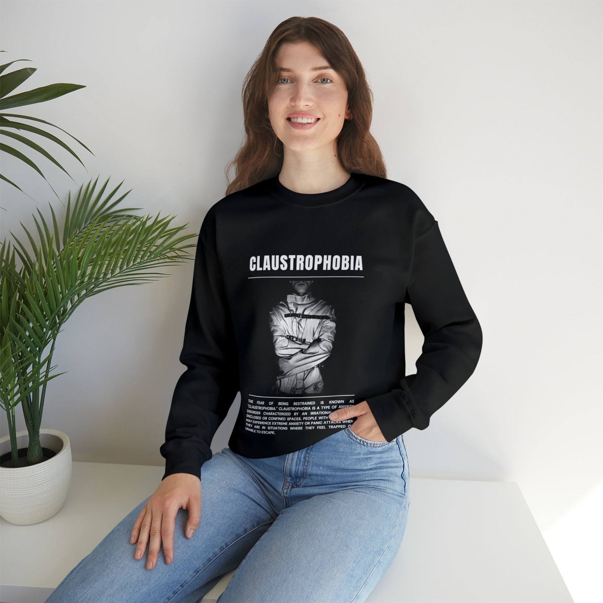 Claustrophobia Fear of Restraint Halloween Sweatshirt - BRAZEN BUY thsirt shirt