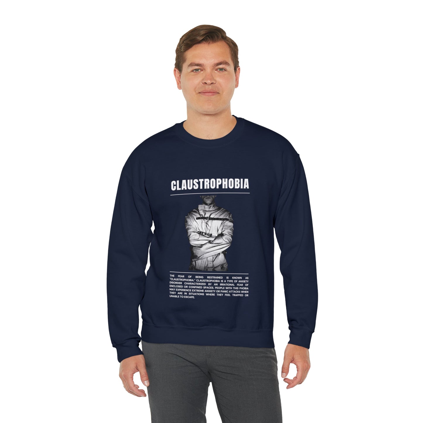 Claustrophobia Fear of Restraint Halloween Sweatshirt - BRAZEN BUY thsirt shirt