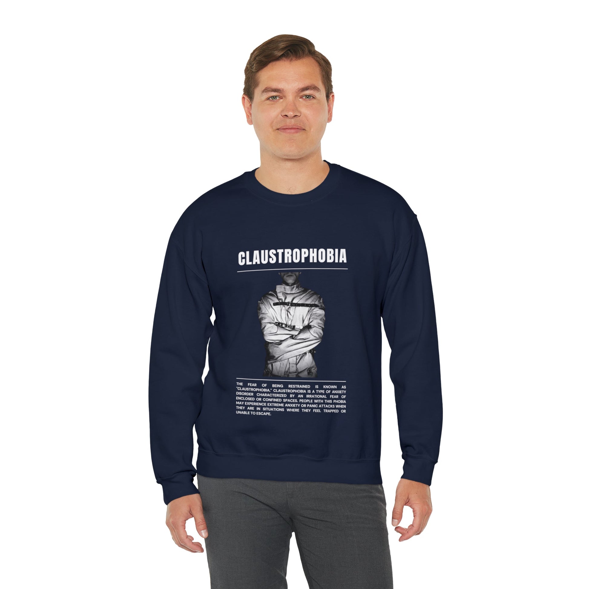 Claustrophobia Fear of Restraint Halloween Sweatshirt - BRAZEN BUY thsirt shirt