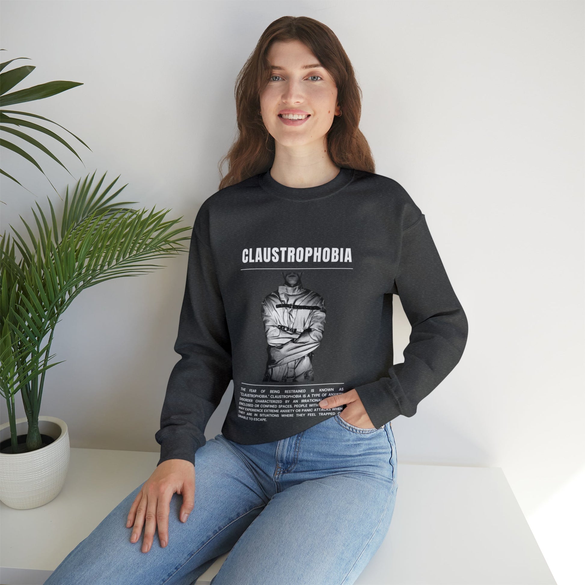 Claustrophobia Fear of Restraint Halloween Sweatshirt - BRAZEN BUY thsirt shirt