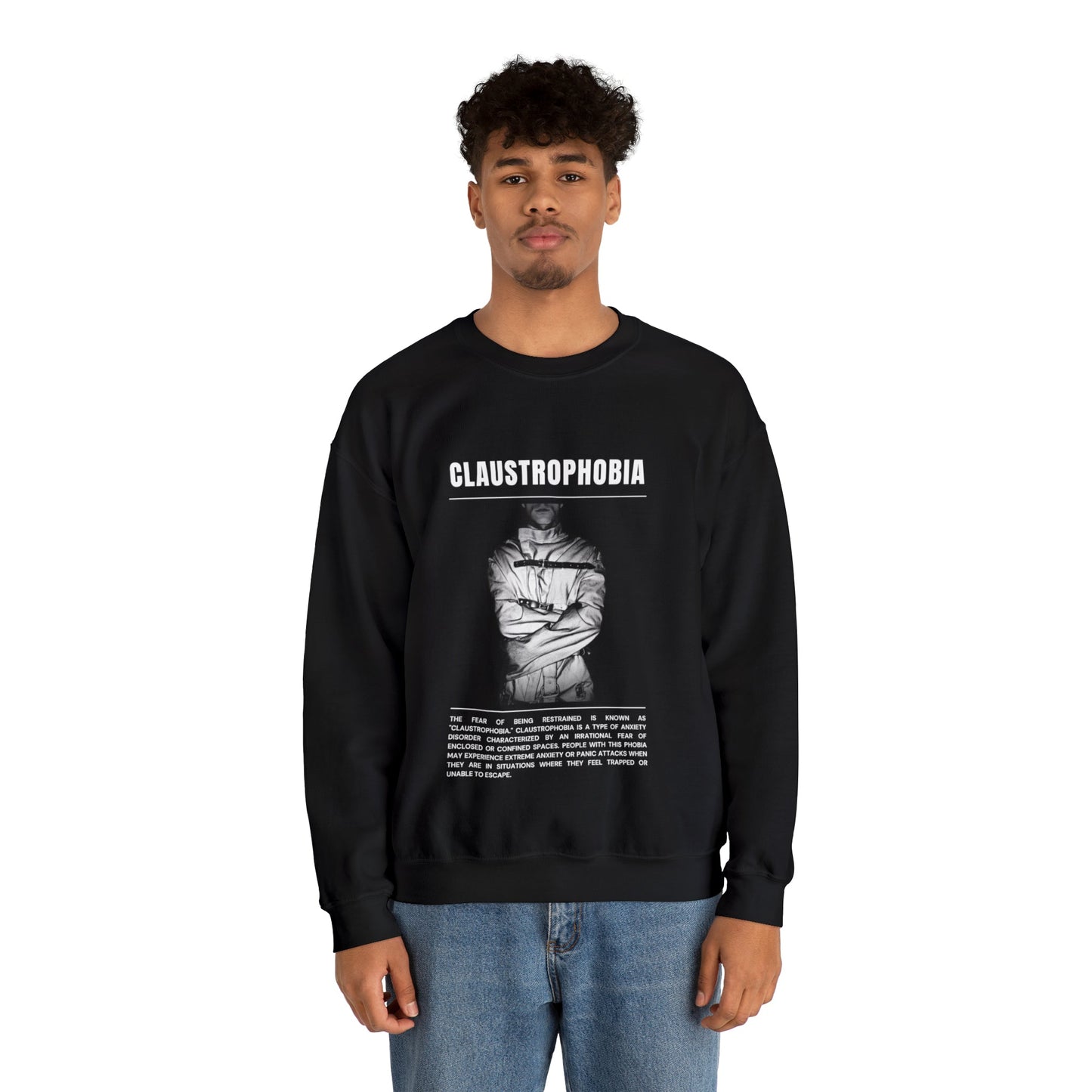 Claustrophobia Fear of Restraint Halloween Sweatshirt - BRAZEN BUY thsirt shirt