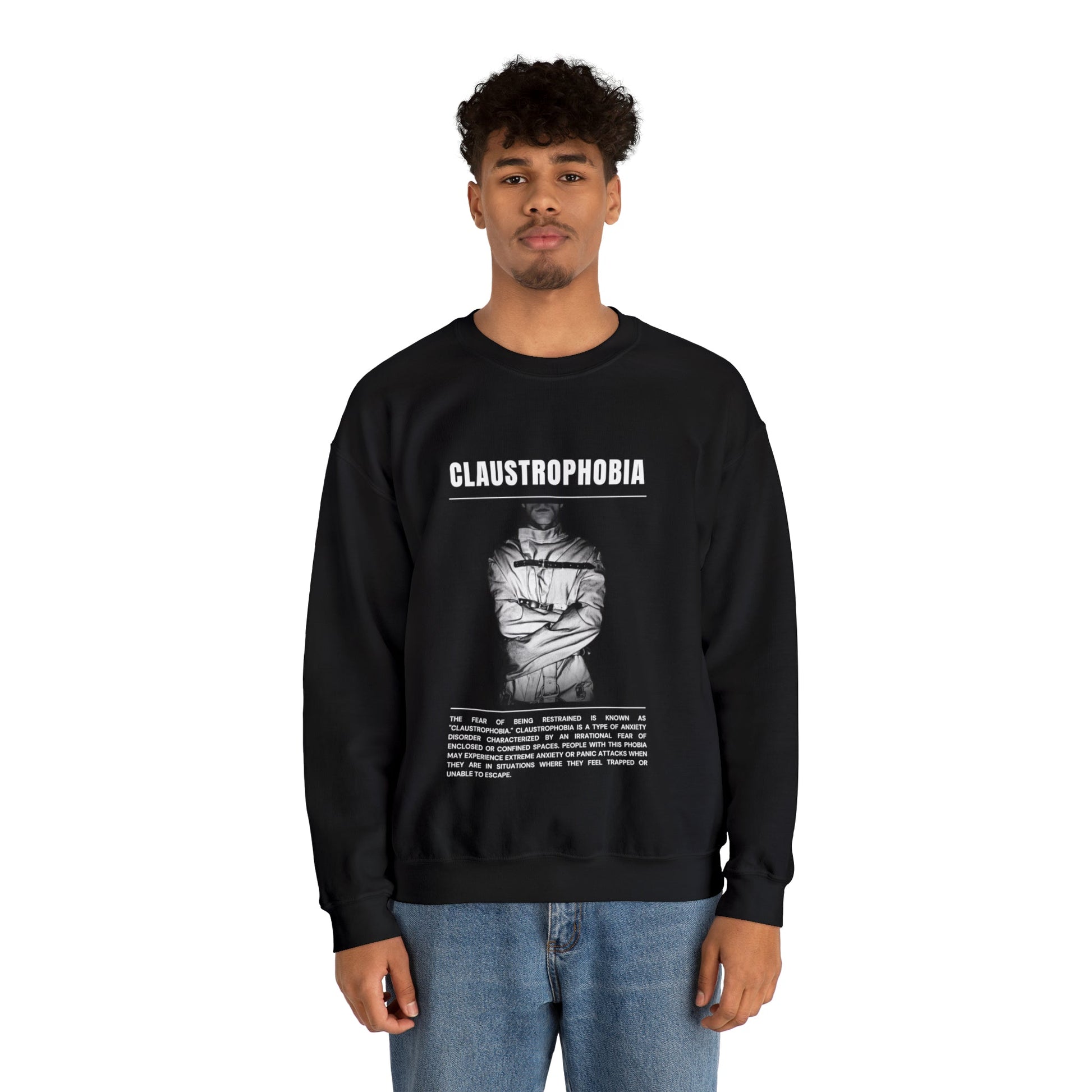 Claustrophobia Fear of Restraint Halloween Sweatshirt - BRAZEN BUY thsirt shirt
