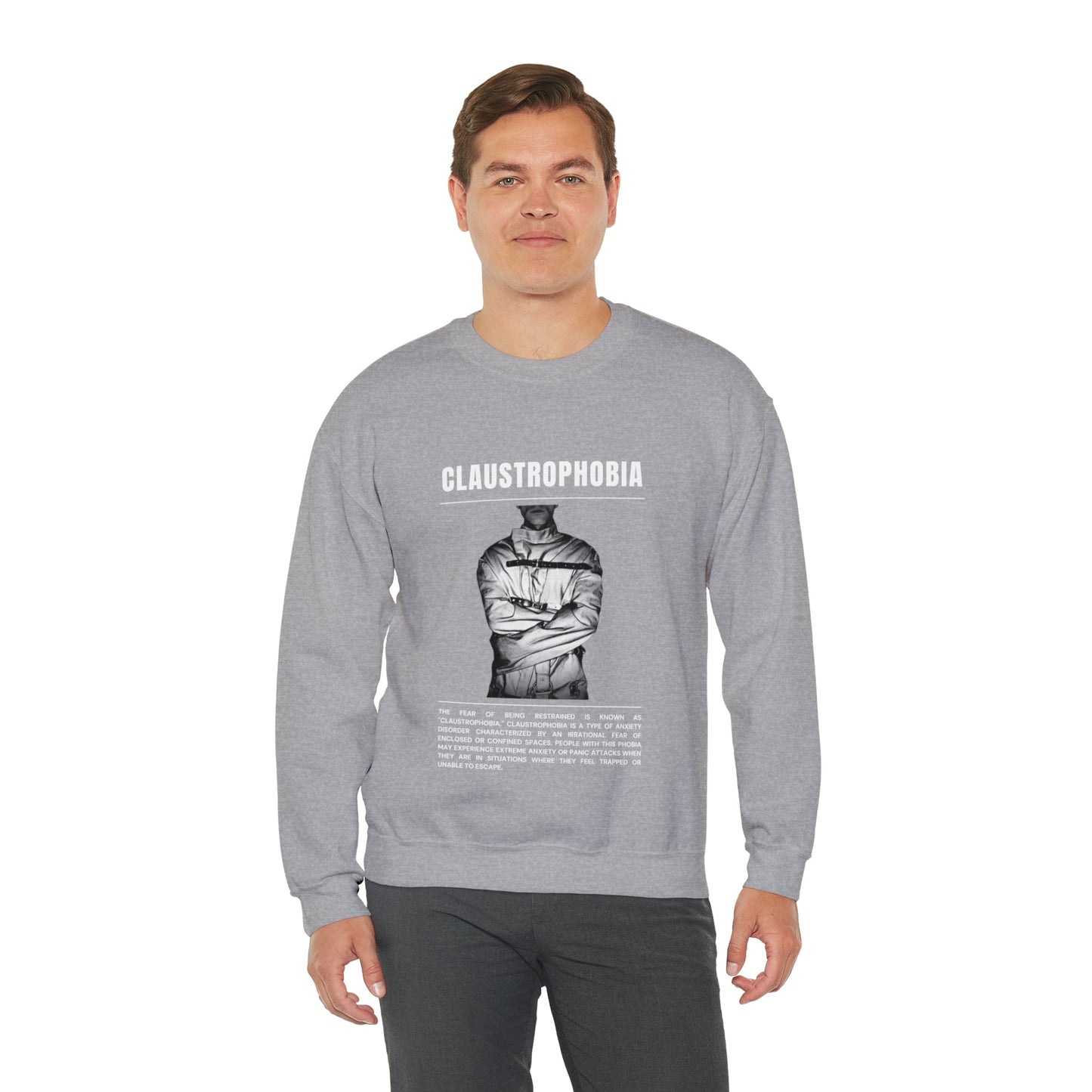 Claustrophobia Fear of Restraint Halloween Sweatshirt - BRAZEN BUY thsirt shirt