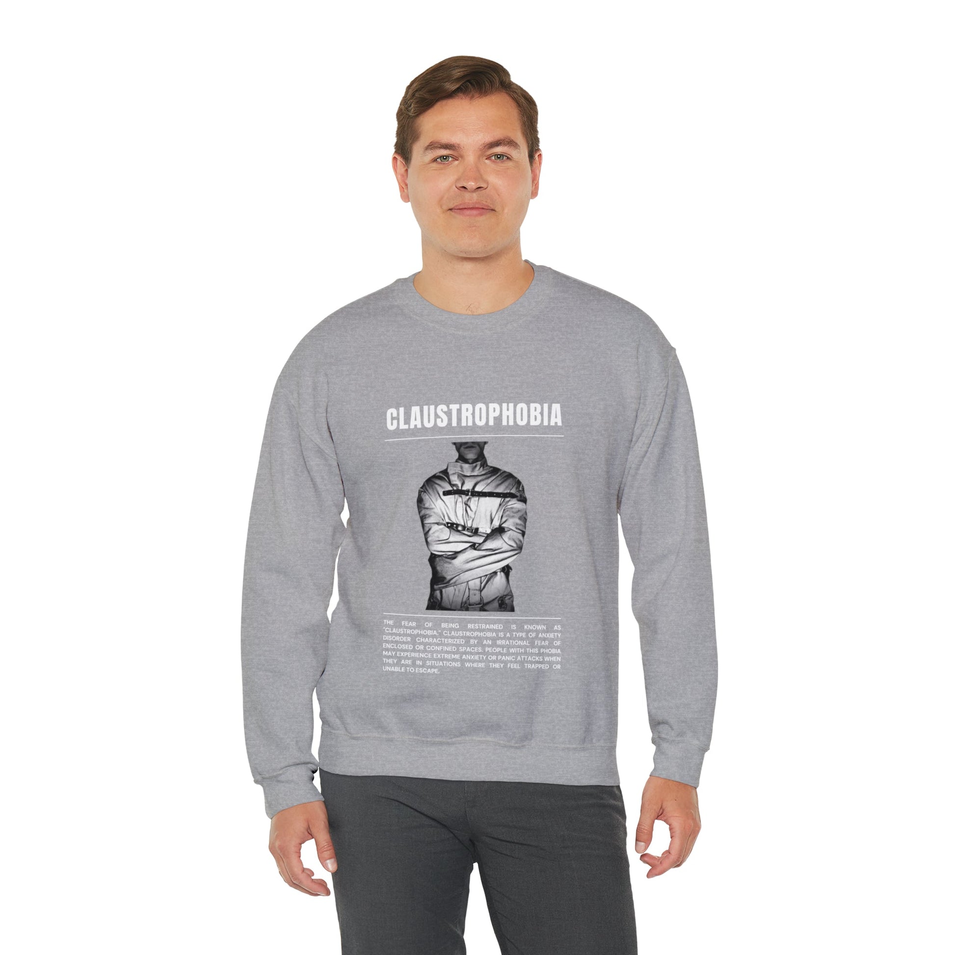 Claustrophobia Fear of Restraint Halloween Sweatshirt - BRAZEN BUY thsirt shirt