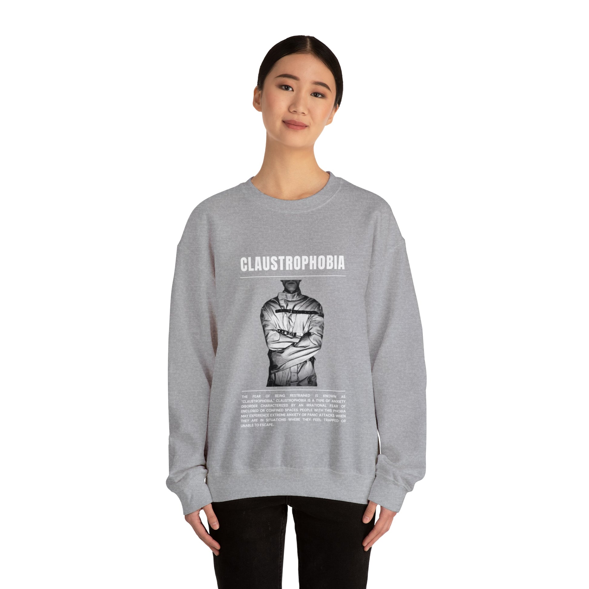 Claustrophobia Fear of Restraint Halloween Sweatshirt - BRAZEN BUY thsirt shirt