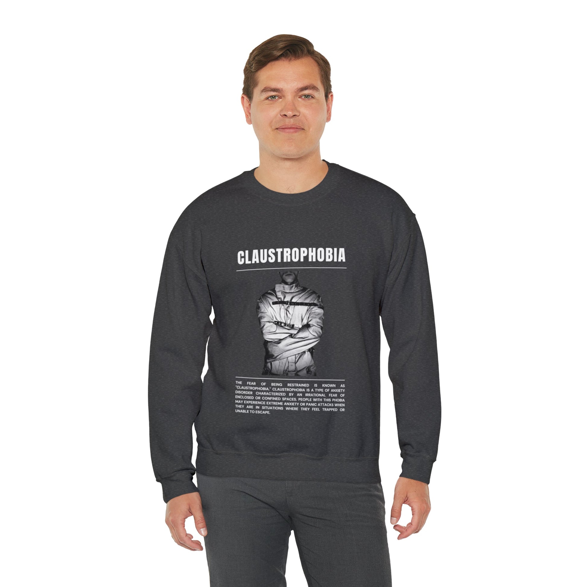 Claustrophobia Fear of Restraint Halloween Sweatshirt - BRAZEN BUY thsirt shirt