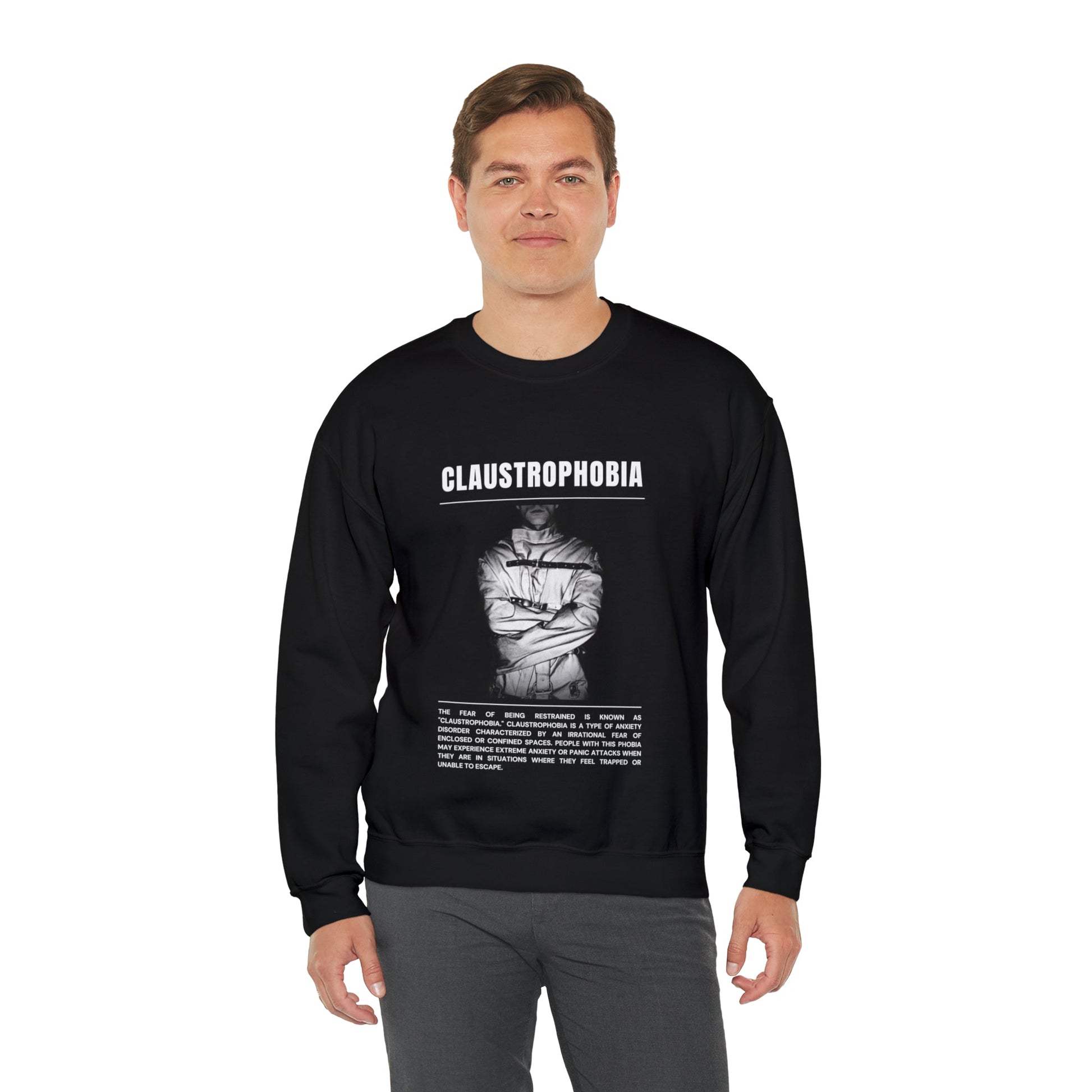 Claustrophobia Fear of Restraint Halloween Sweatshirt - BRAZEN BUY thsirt shirt