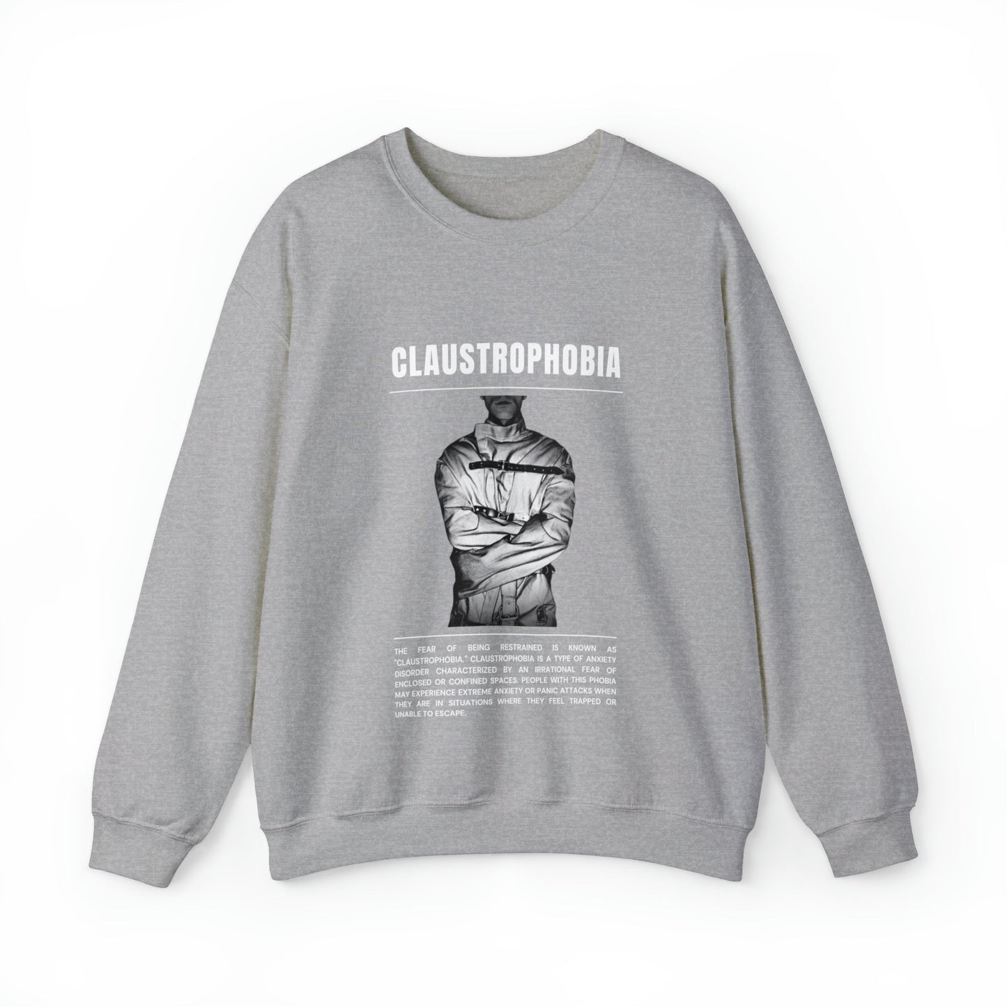 Claustrophobia Fear of Restraint Halloween Sweatshirt - BRAZEN BUY thsirt shirt