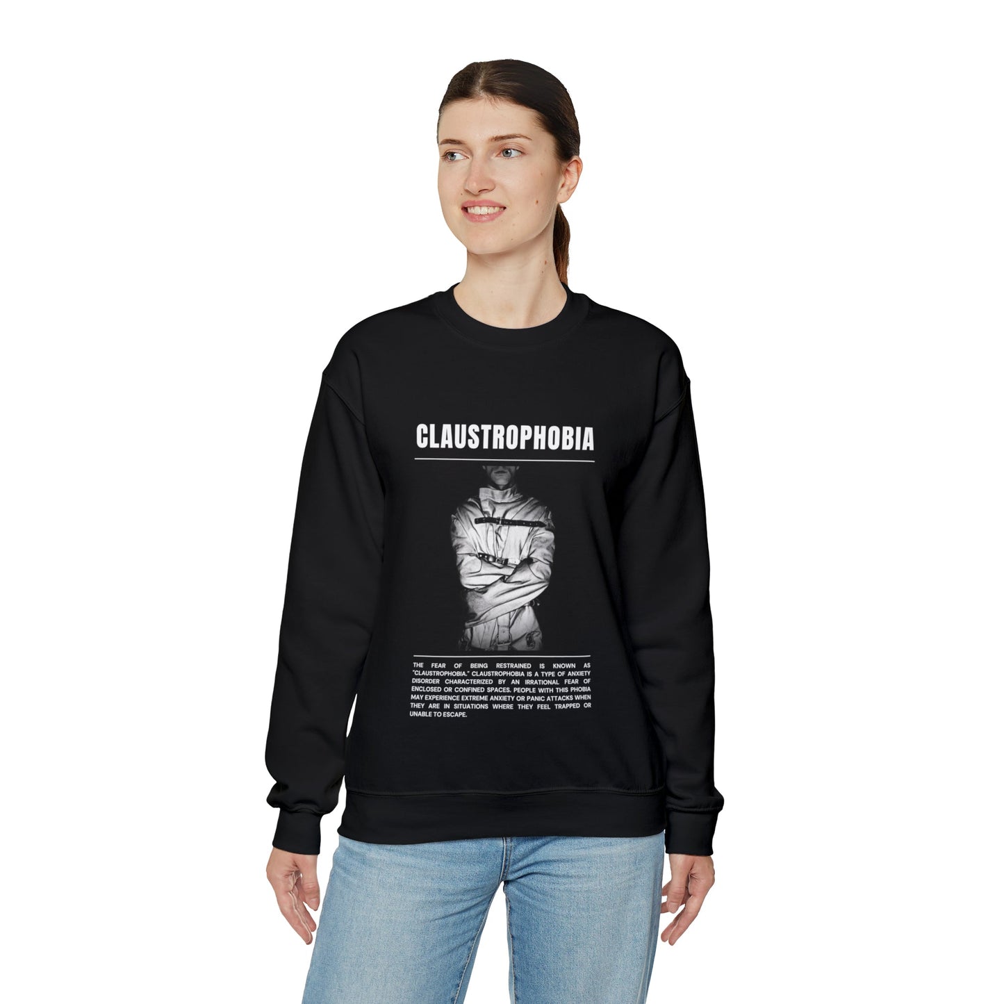 Claustrophobia Fear of Restraint Halloween Sweatshirt - BRAZEN BUY thsirt shirt