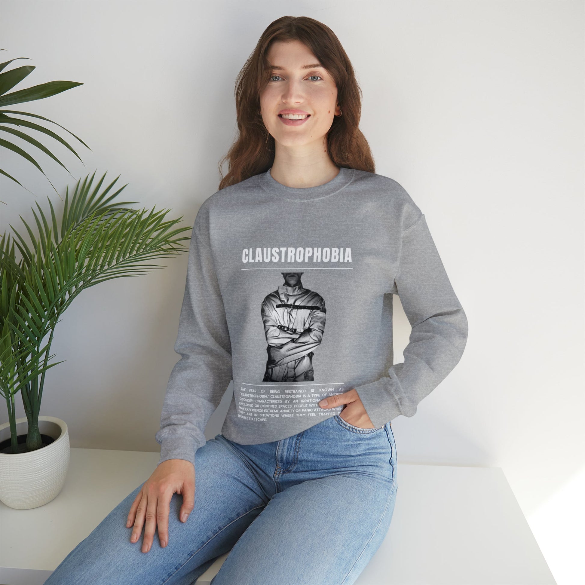 Claustrophobia Fear of Restraint Halloween Sweatshirt - BRAZEN BUY thsirt shirt