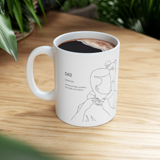 Father's Day Ceramic Mug 11oz - BRAZEN BUY thsirt shirt