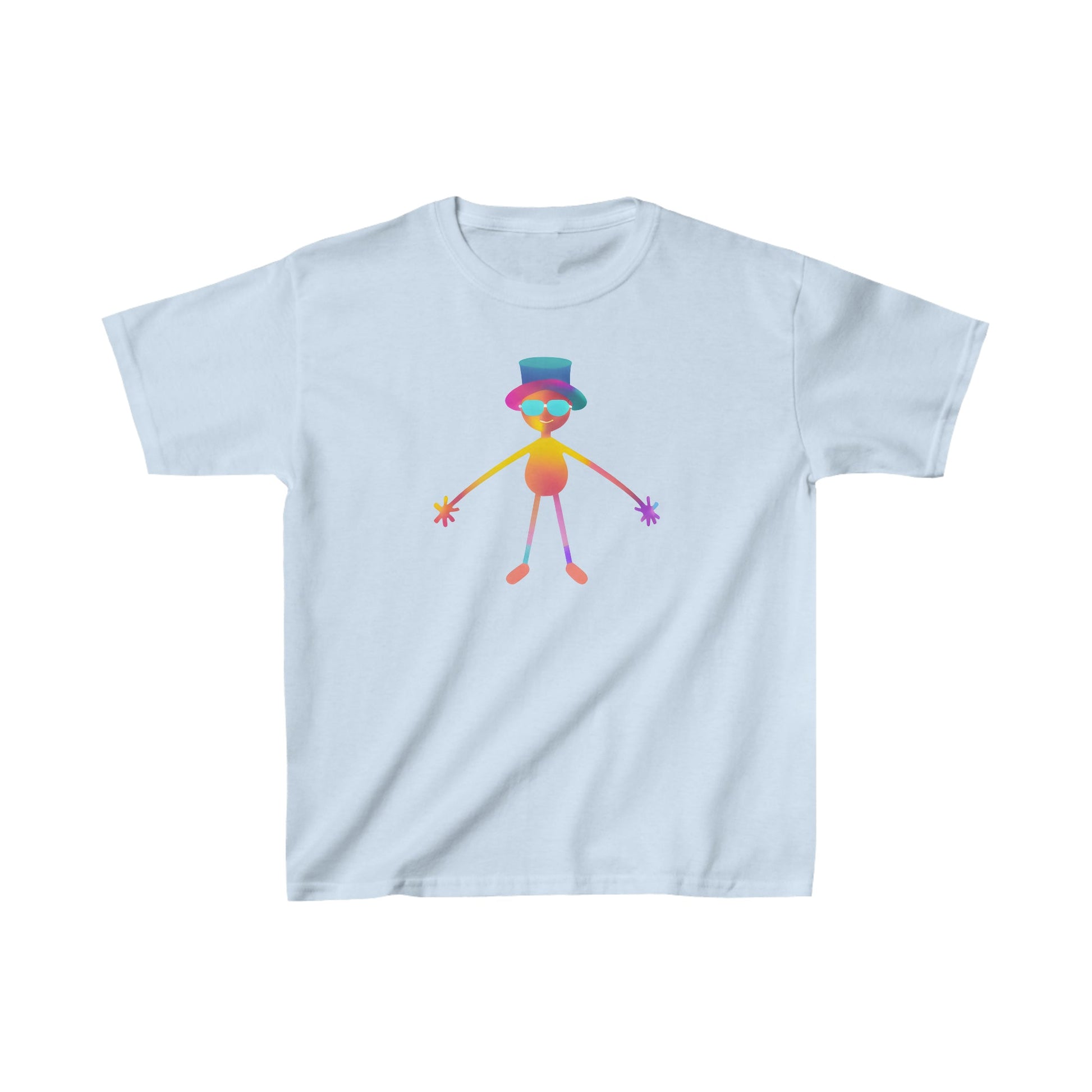 Gradient Stick Man Kids Tee - BRAZEN BUY thsirt shirt