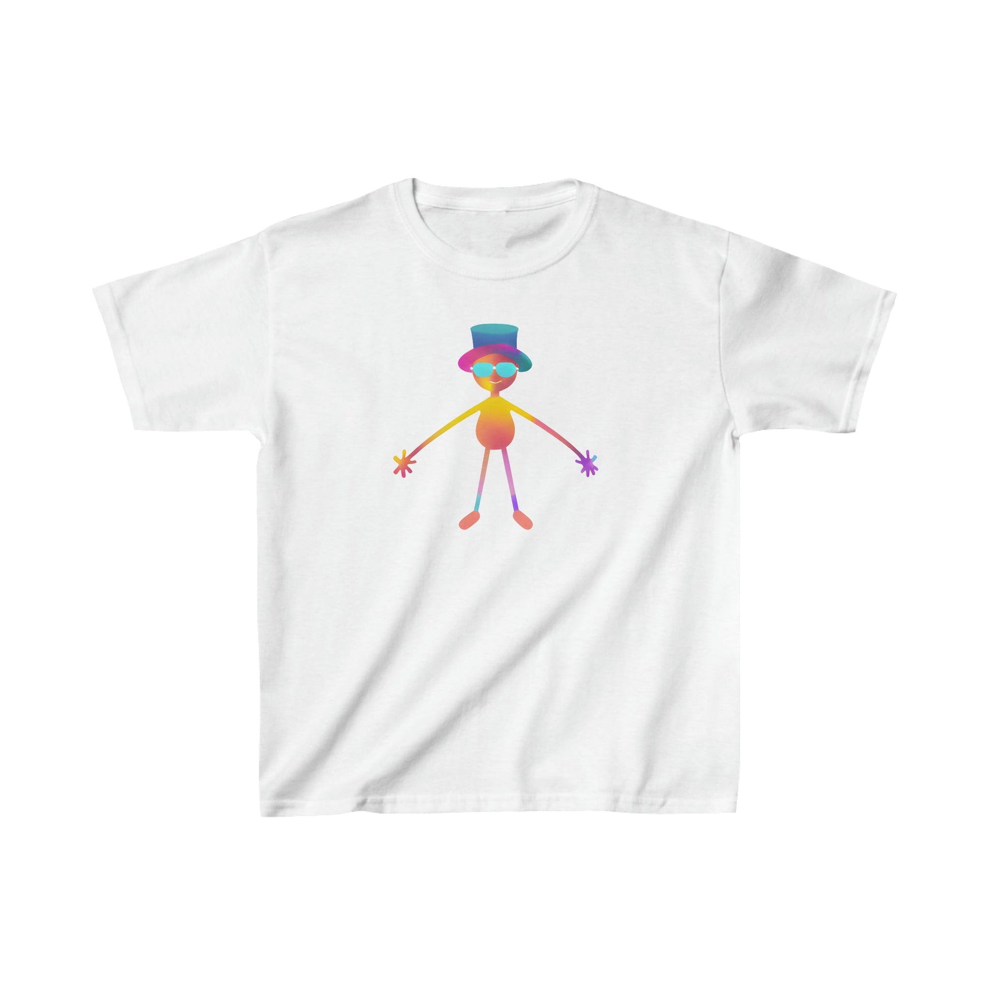 Gradient Stick Man Kids Tee - BRAZEN BUY thsirt shirt