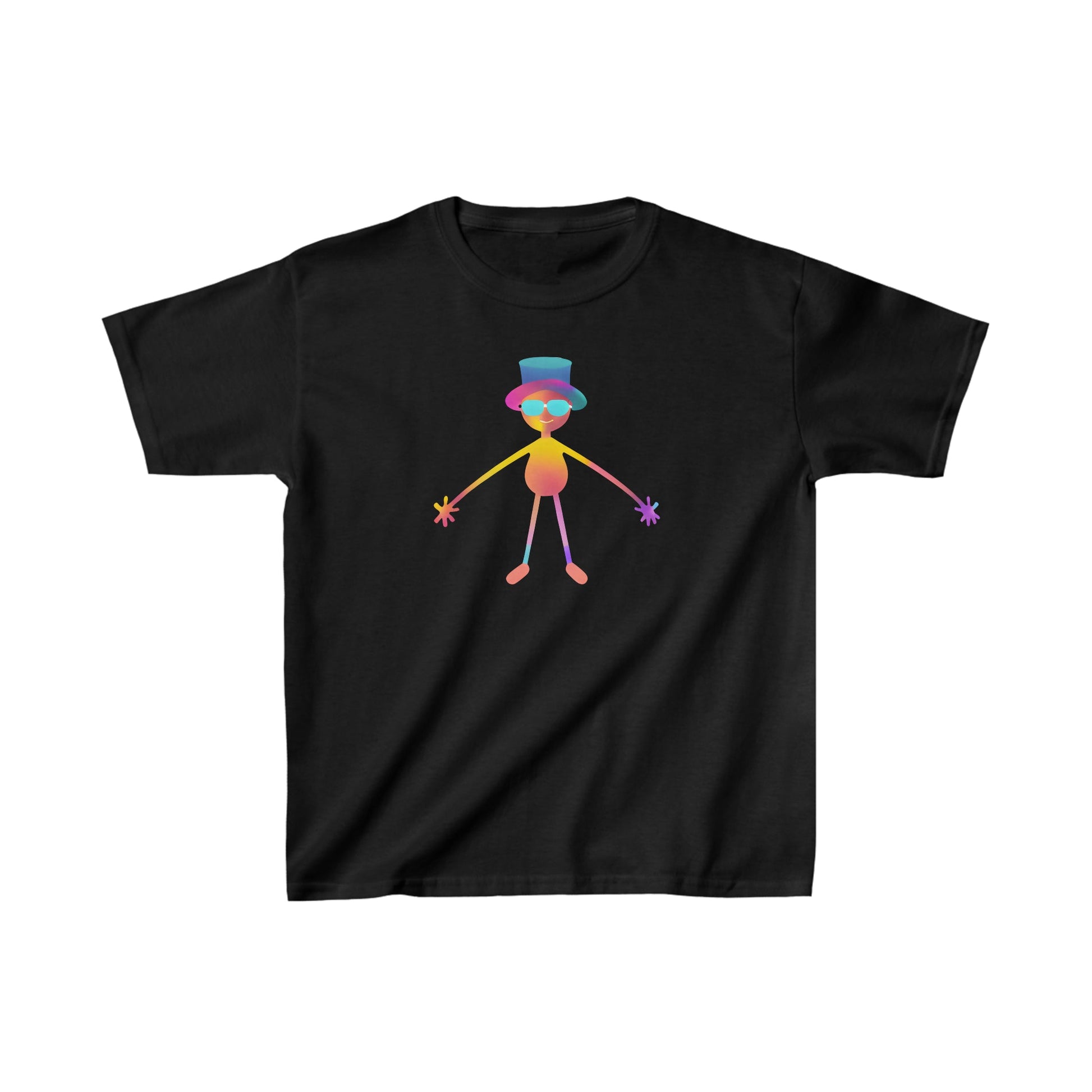Gradient Stick Man Kids Tee - BRAZEN BUY thsirt shirt