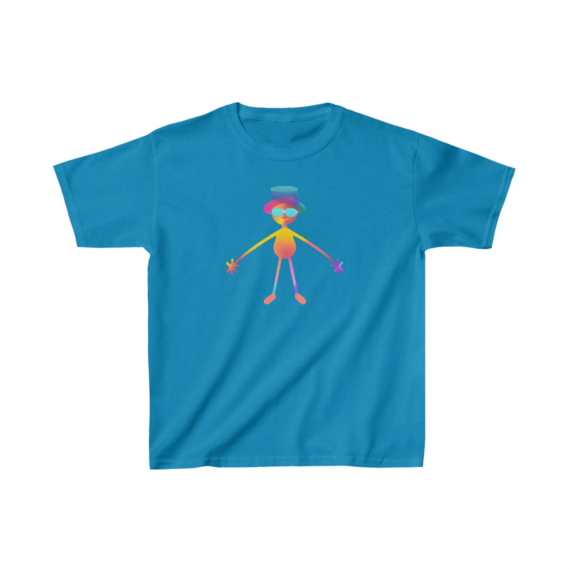 Gradient Stick Man Kids Tee - BRAZEN BUY thsirt shirt