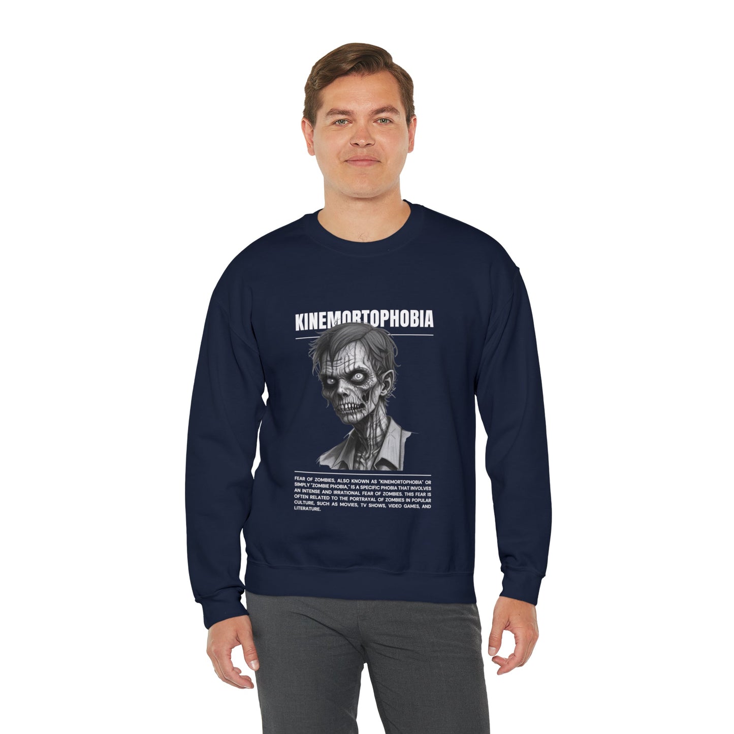 Kinemortophobia Fear of Zombies Halloween Sweatshirt - BRAZEN BUY thsirt shirt