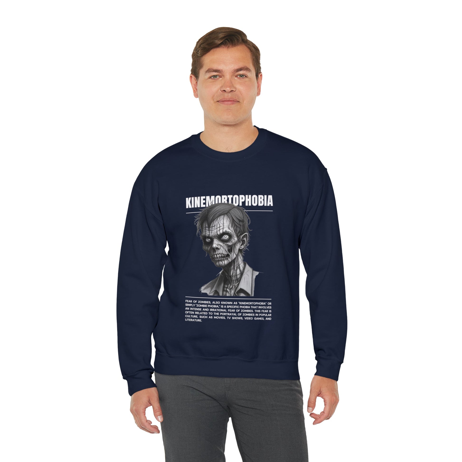 Kinemortophobia Fear of Zombies Halloween Sweatshirt - BRAZEN BUY thsirt shirt