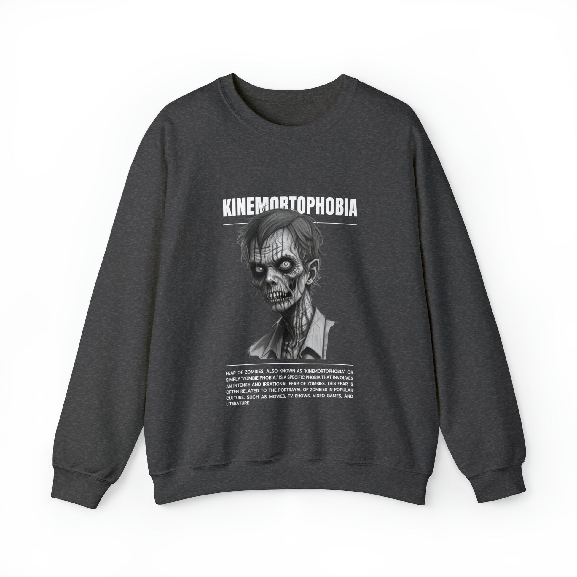 Kinemortophobia Fear of Zombies Halloween Sweatshirt - BRAZEN BUY thsirt shirt