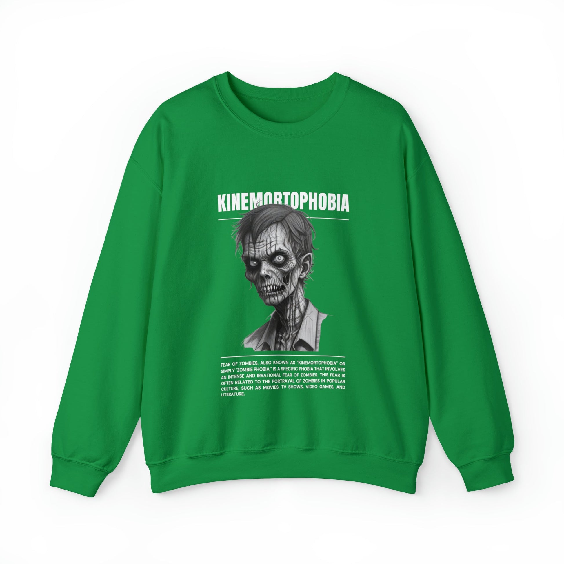Kinemortophobia Fear of Zombies Halloween Sweatshirt - BRAZEN BUY thsirt shirt