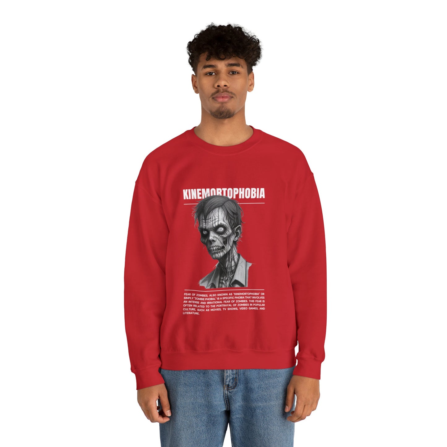 Kinemortophobia Fear of Zombies Halloween Sweatshirt - BRAZEN BUY thsirt shirt