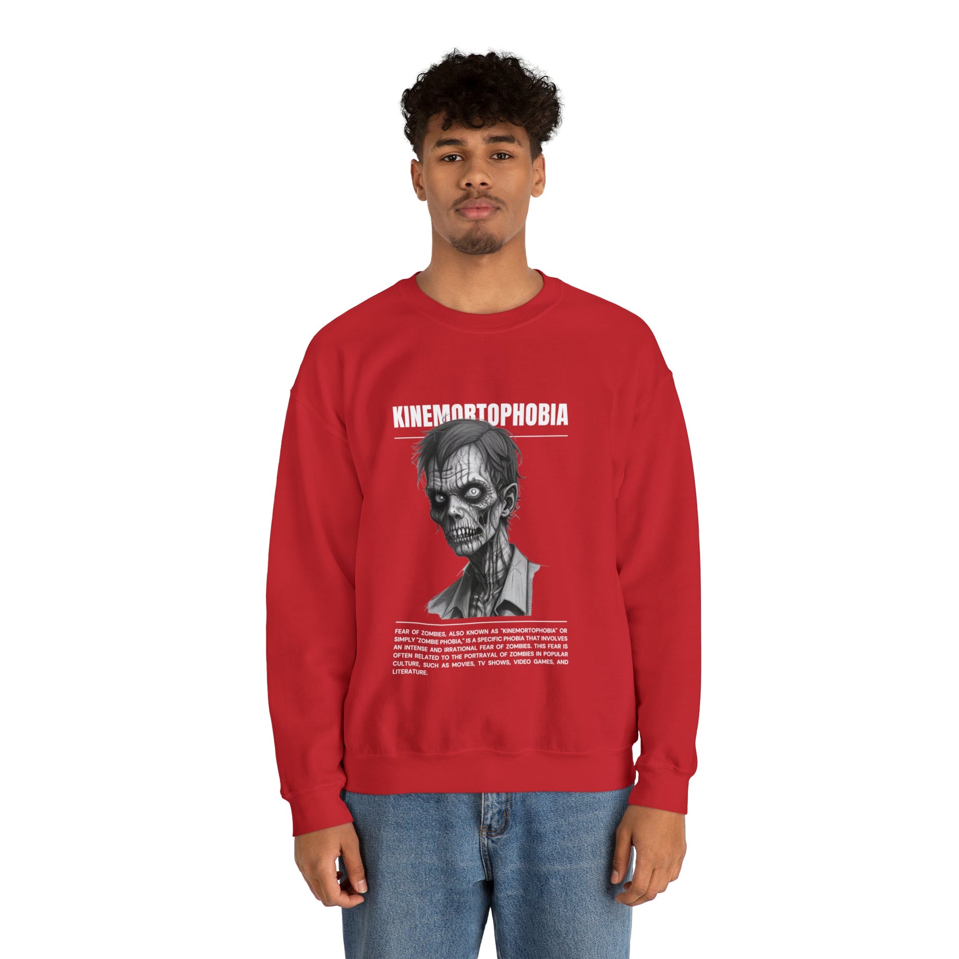 Kinemortophobia Fear of Zombies Halloween Sweatshirt - BRAZEN BUY thsirt shirt
