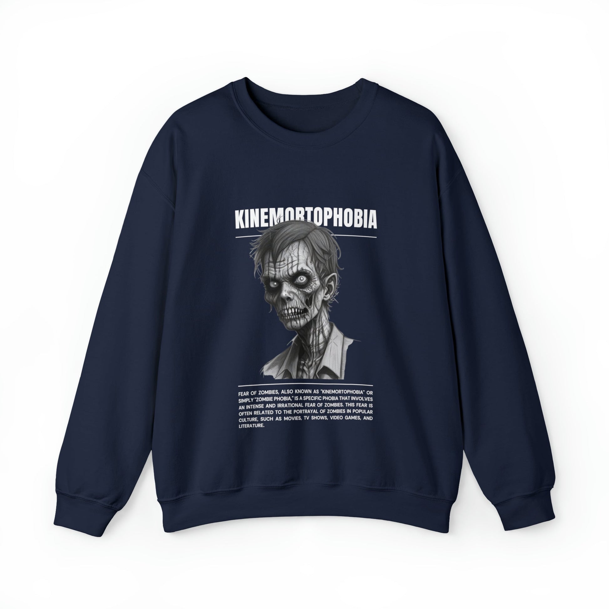 Kinemortophobia Fear of Zombies Halloween Sweatshirt - BRAZEN BUY thsirt shirt
