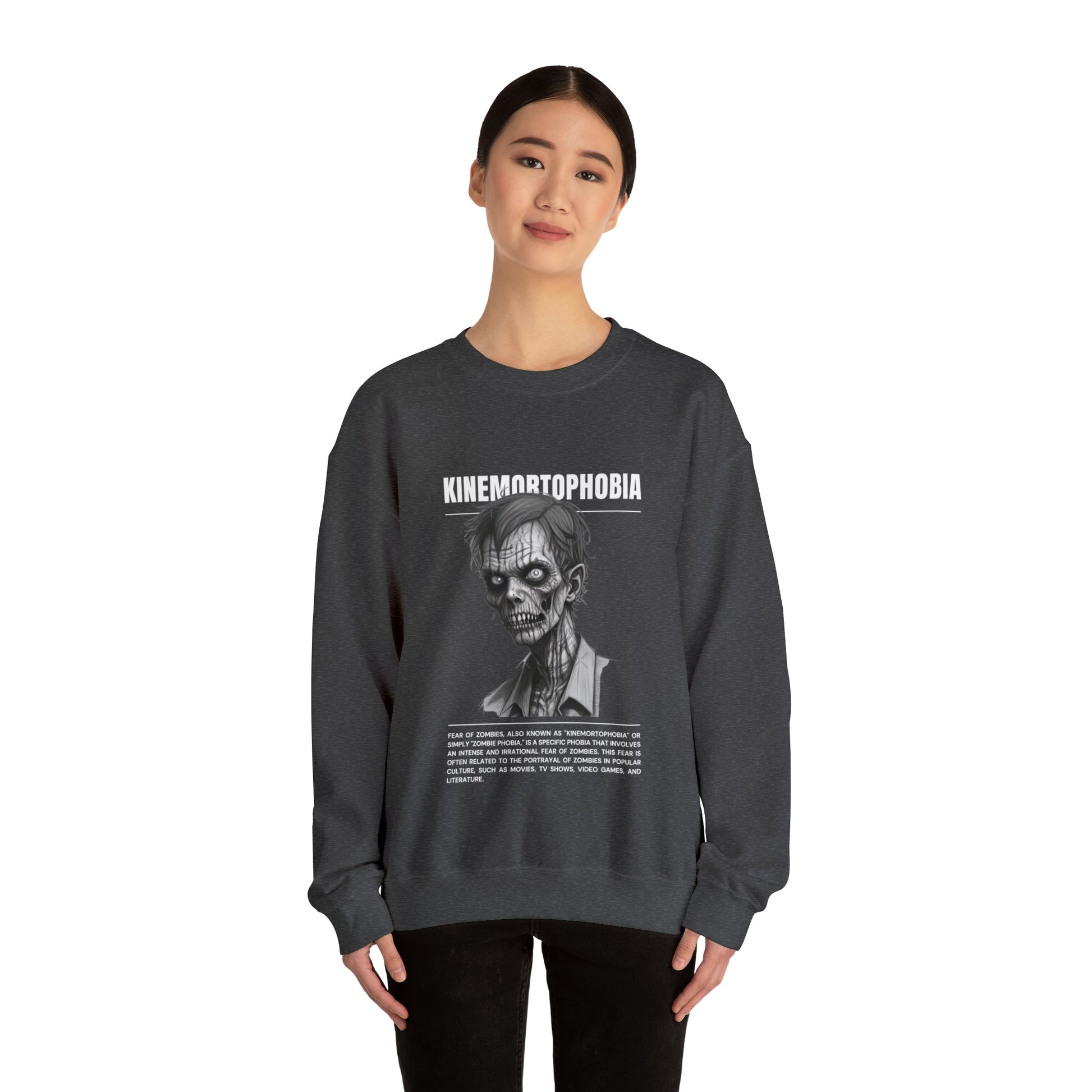 Kinemortophobia Fear of Zombies Halloween Sweatshirt - BRAZEN BUY thsirt shirt