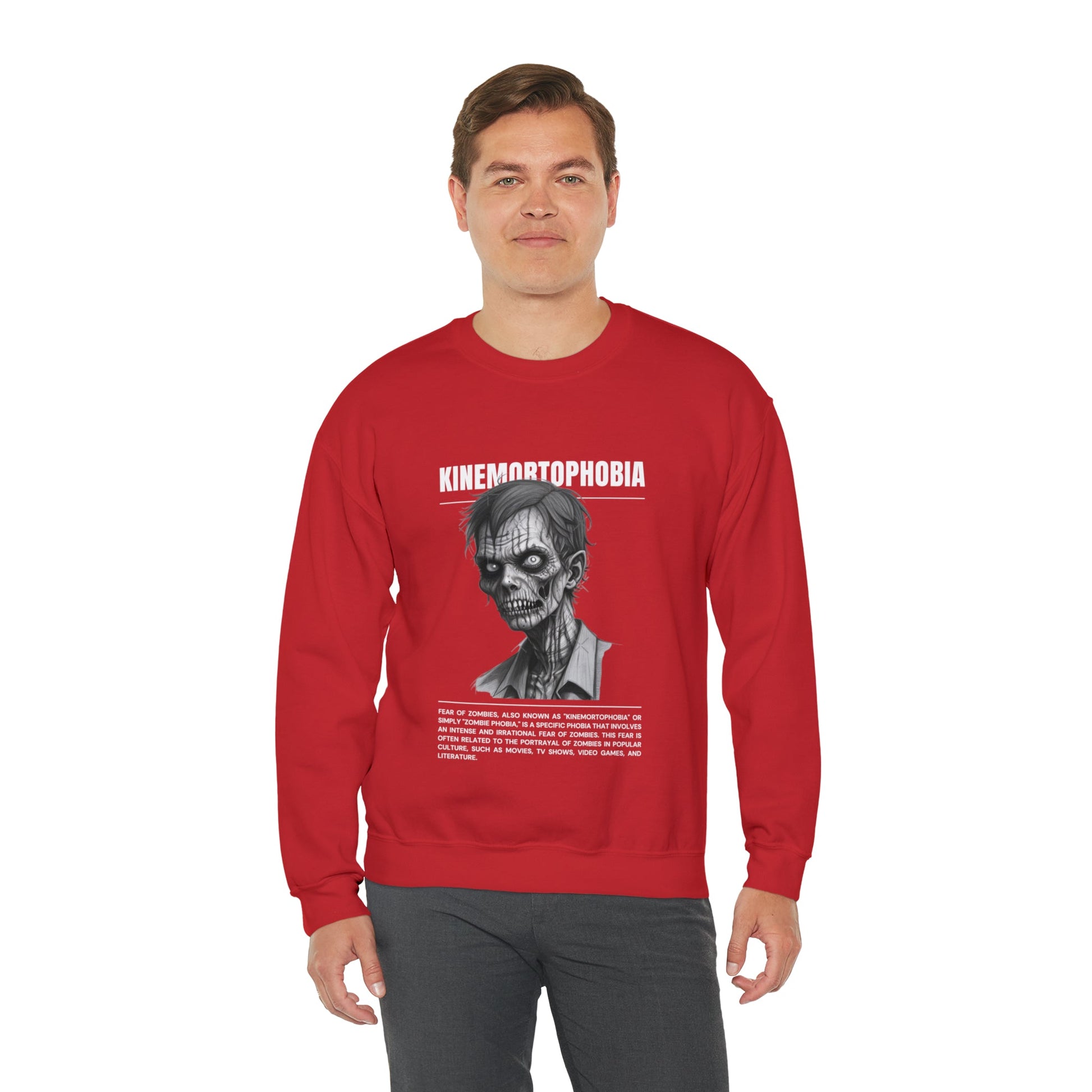 Kinemortophobia Fear of Zombies Halloween Sweatshirt - BRAZEN BUY thsirt shirt