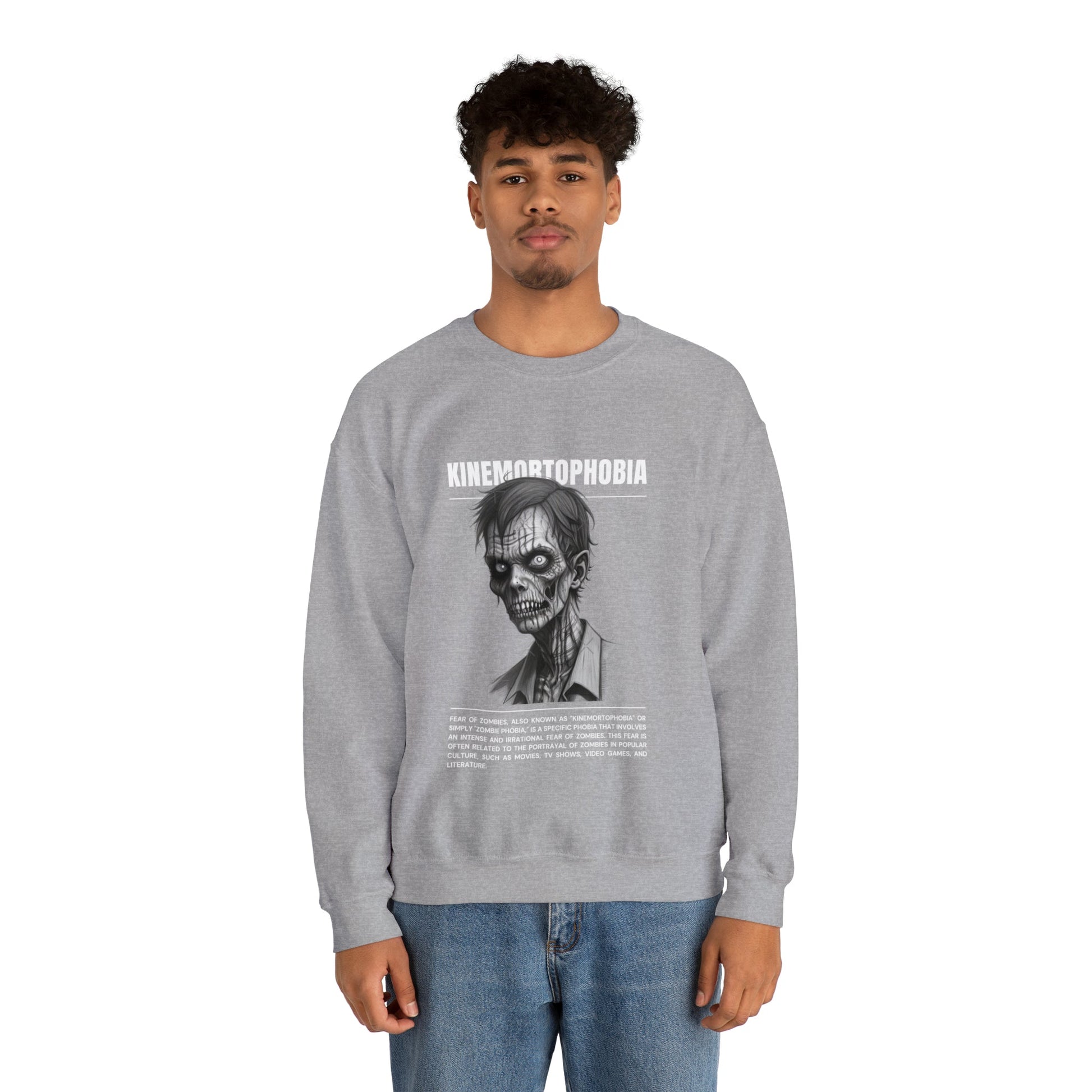 Kinemortophobia Fear of Zombies Halloween Sweatshirt - BRAZEN BUY thsirt shirt