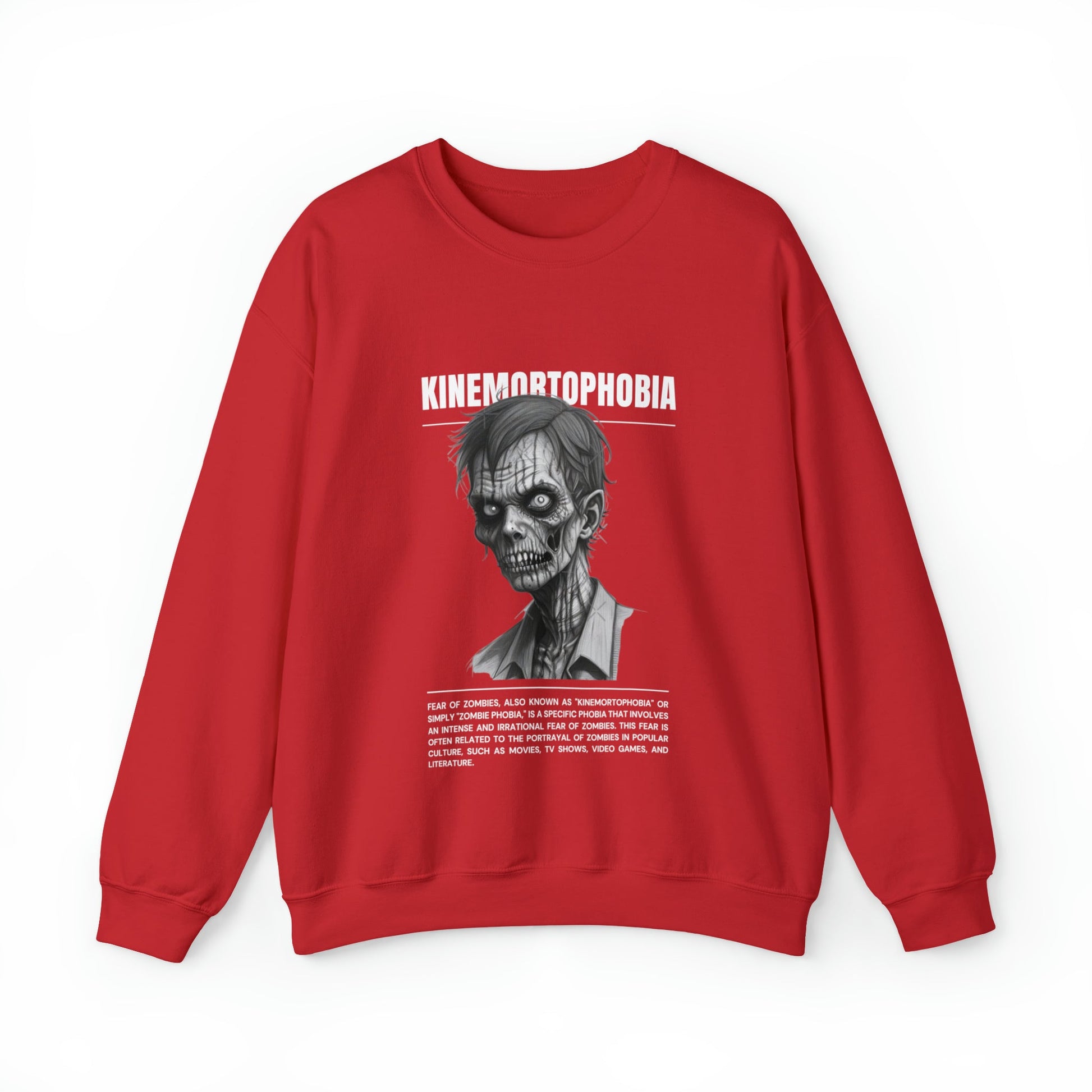 Kinemortophobia Fear of Zombies Halloween Sweatshirt - BRAZEN BUY thsirt shirt