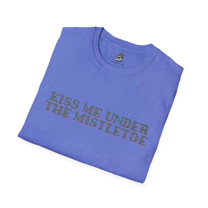 Kiss Me Under The Mistletoe Christmas Unisex Shirt - BRAZEN BUY thsirt shirt