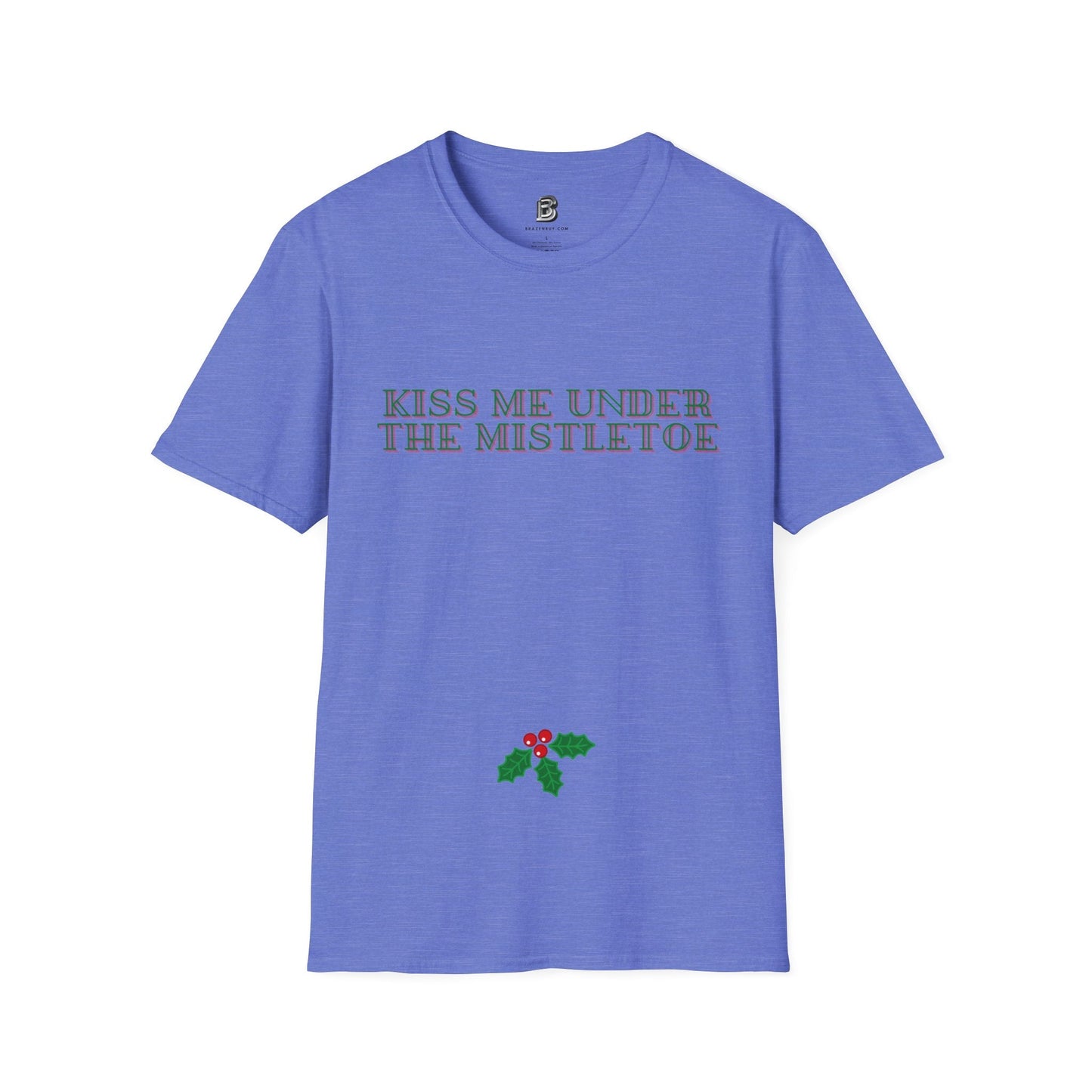 Kiss Me Under The Mistletoe Christmas Unisex Shirt - BRAZEN BUY thsirt shirt