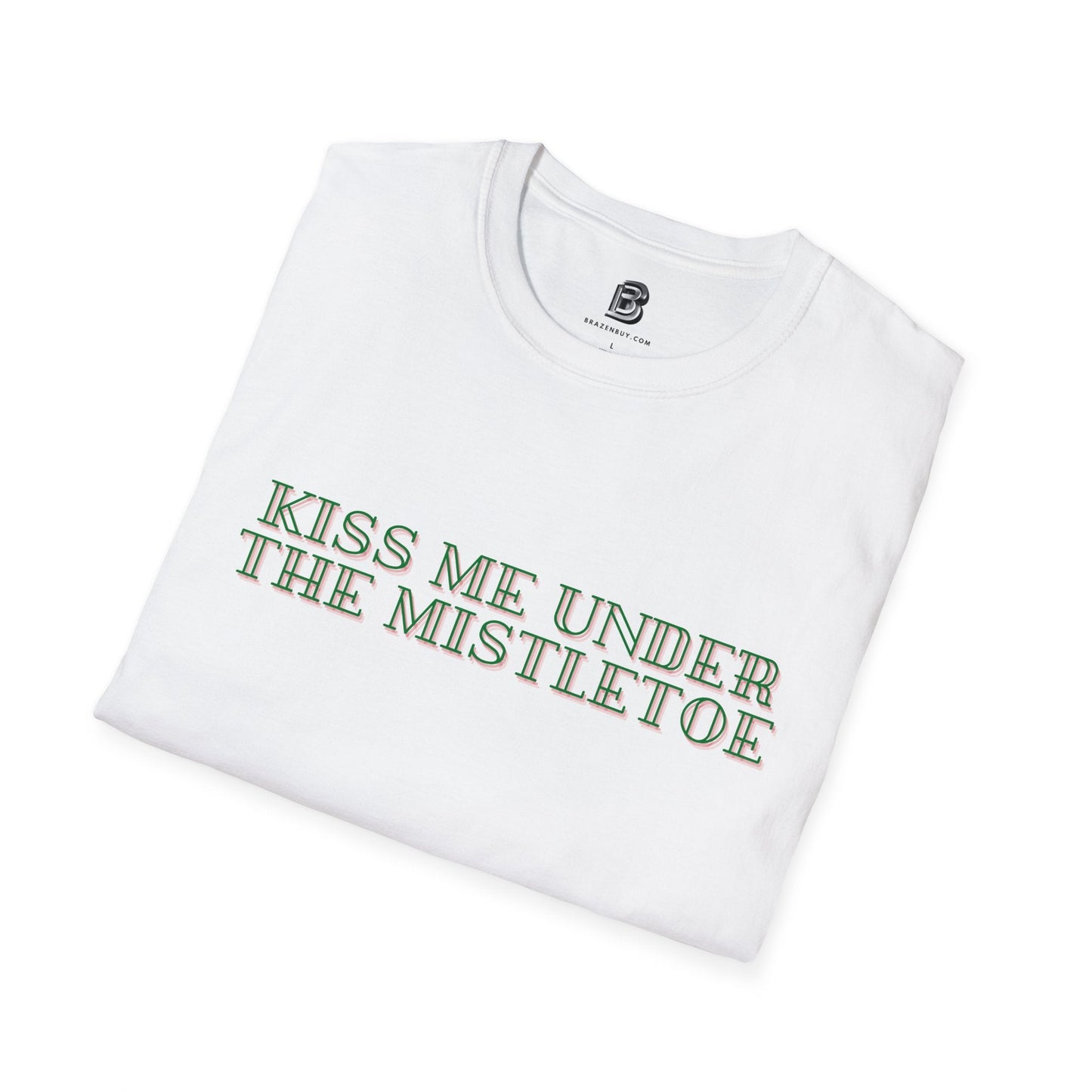Kiss Me Under The Mistletoe Christmas Unisex Shirt - BRAZEN BUY thsirt shirt