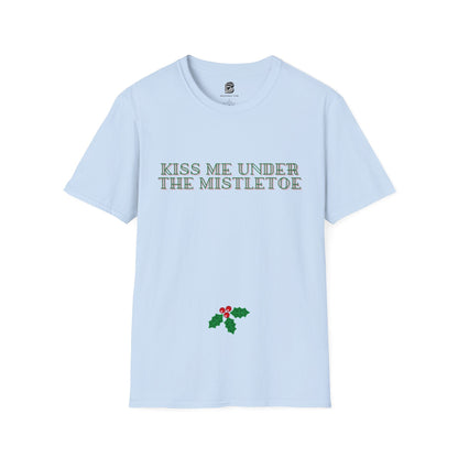 Kiss Me Under The Mistletoe Christmas Unisex Shirt - BRAZEN BUY thsirt shirt