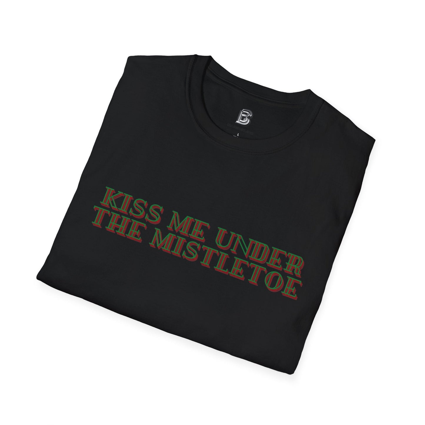 Kiss Me Under The Mistletoe Christmas Unisex Shirt - BRAZEN BUY thsirt shirt