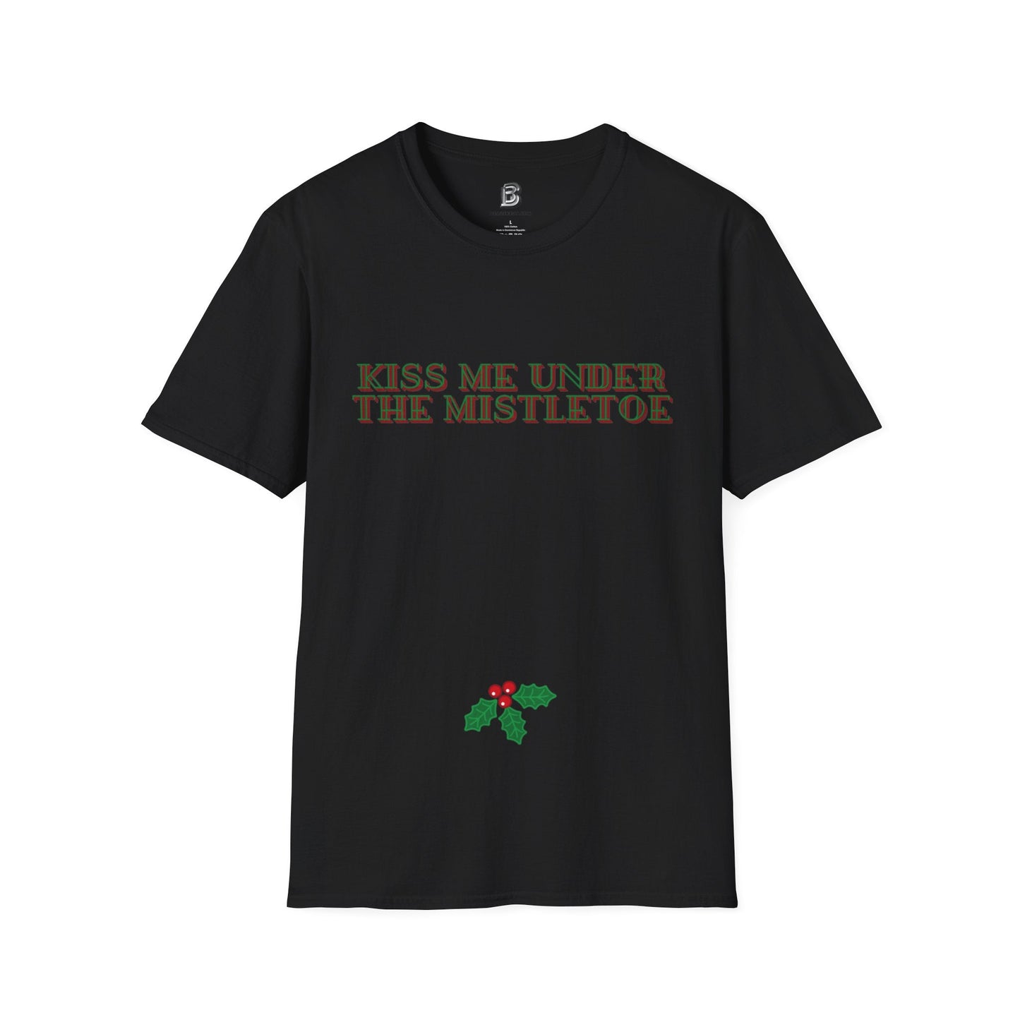 Kiss Me Under The Mistletoe Christmas Unisex Shirt - BRAZEN BUY thsirt shirt