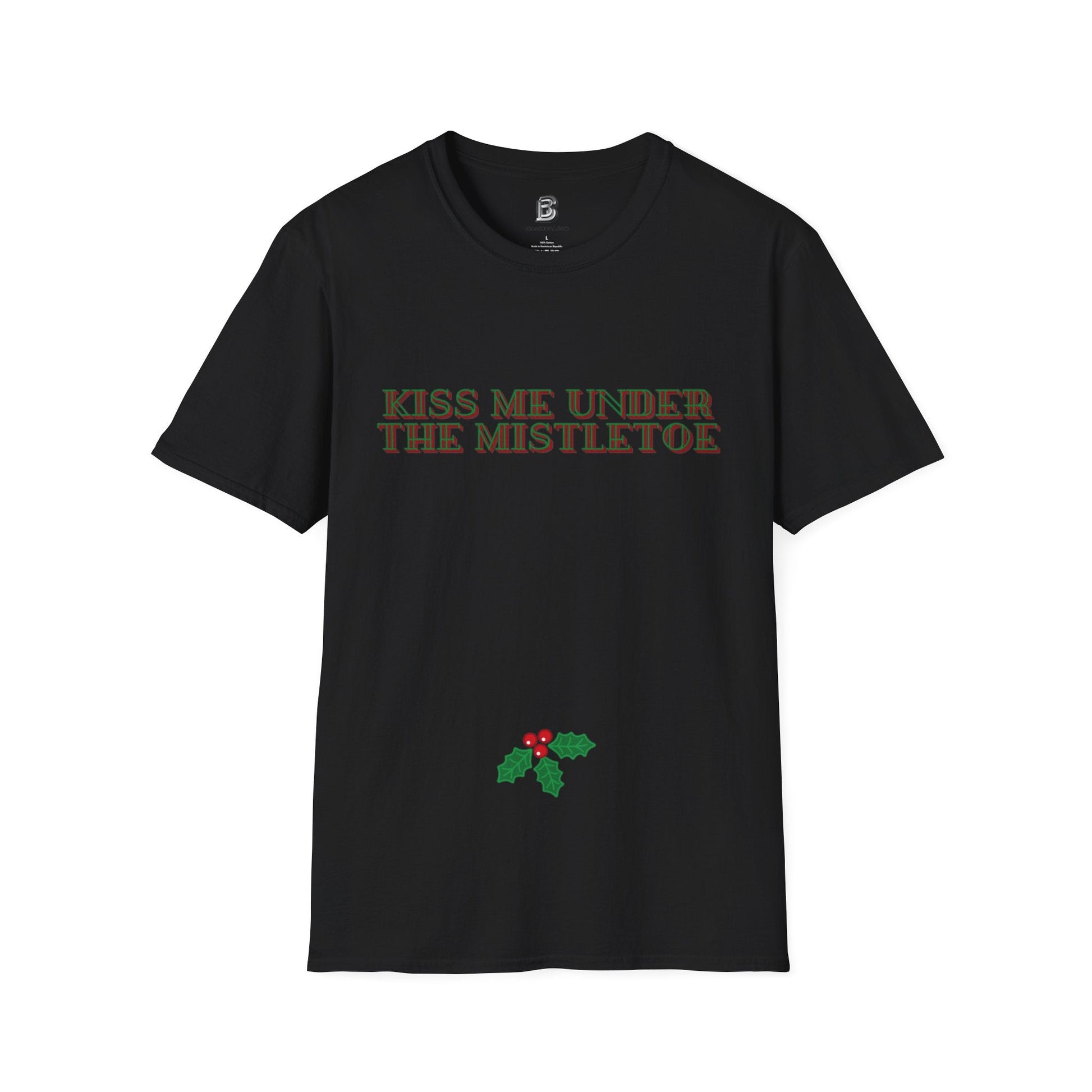 Kiss Me Under The Mistletoe Christmas Unisex Shirt - BRAZEN BUY thsirt shirt