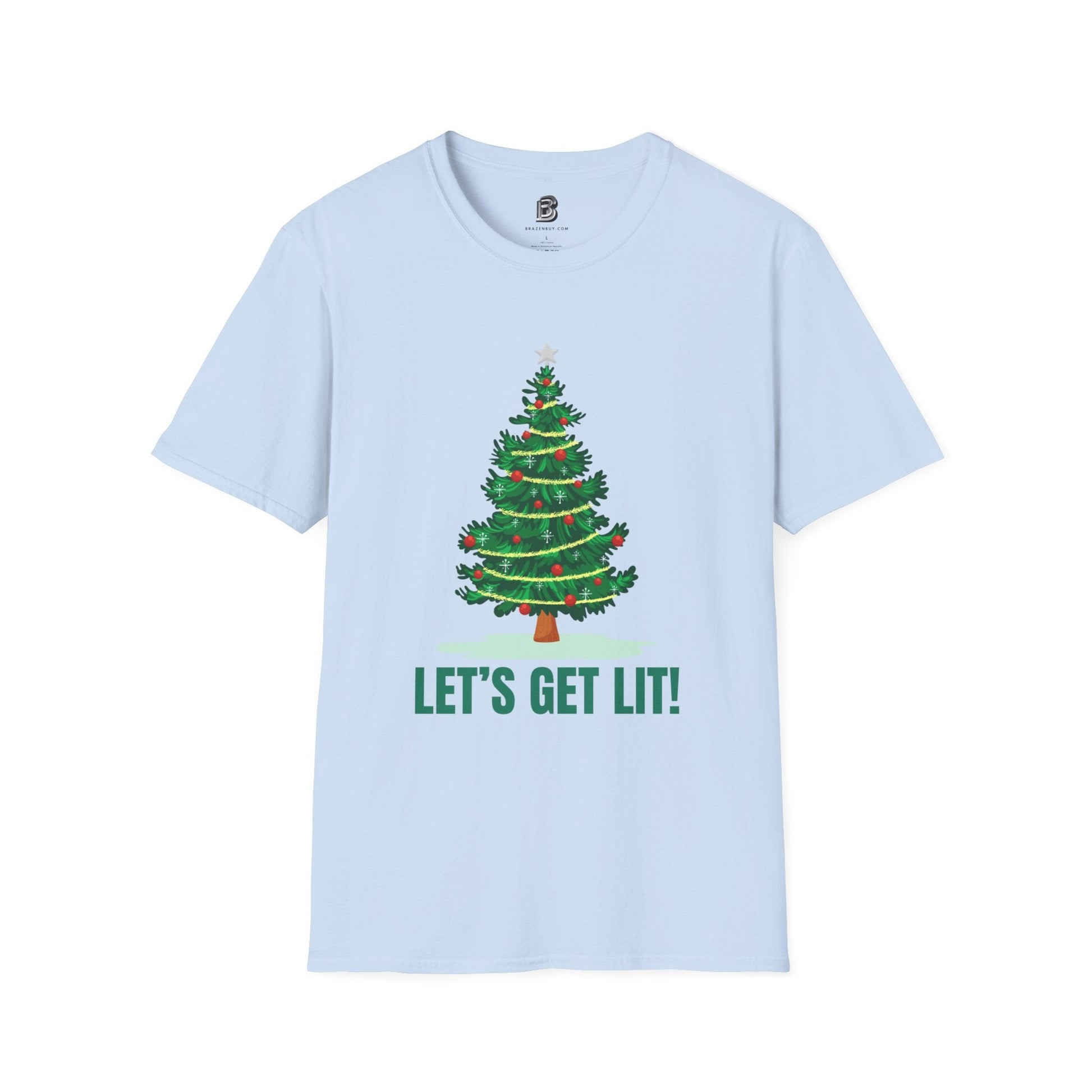 Let's Get Lit Christmas Unisex Shirt - BRAZEN BUY thsirt shirt