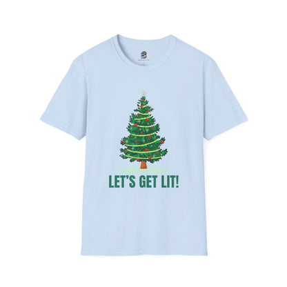 Let's Get Lit Christmas Unisex Shirt - BRAZEN BUY thsirt shirt