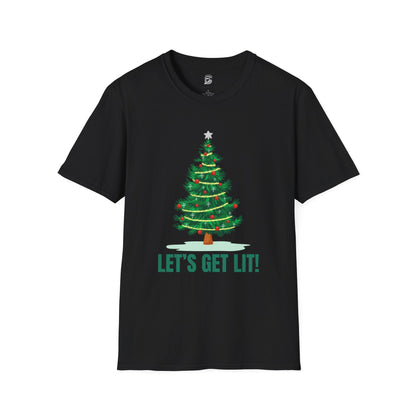 Let's Get Lit Christmas Unisex Shirt - BRAZEN BUY thsirt shirt