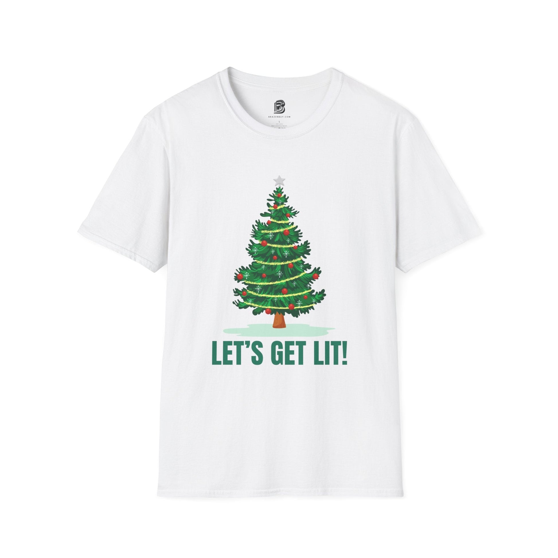 Let's Get Lit Christmas Unisex Shirt - BRAZEN BUY thsirt shirt