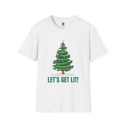 Let's Get Lit Christmas Unisex Shirt - BRAZEN BUY thsirt shirt