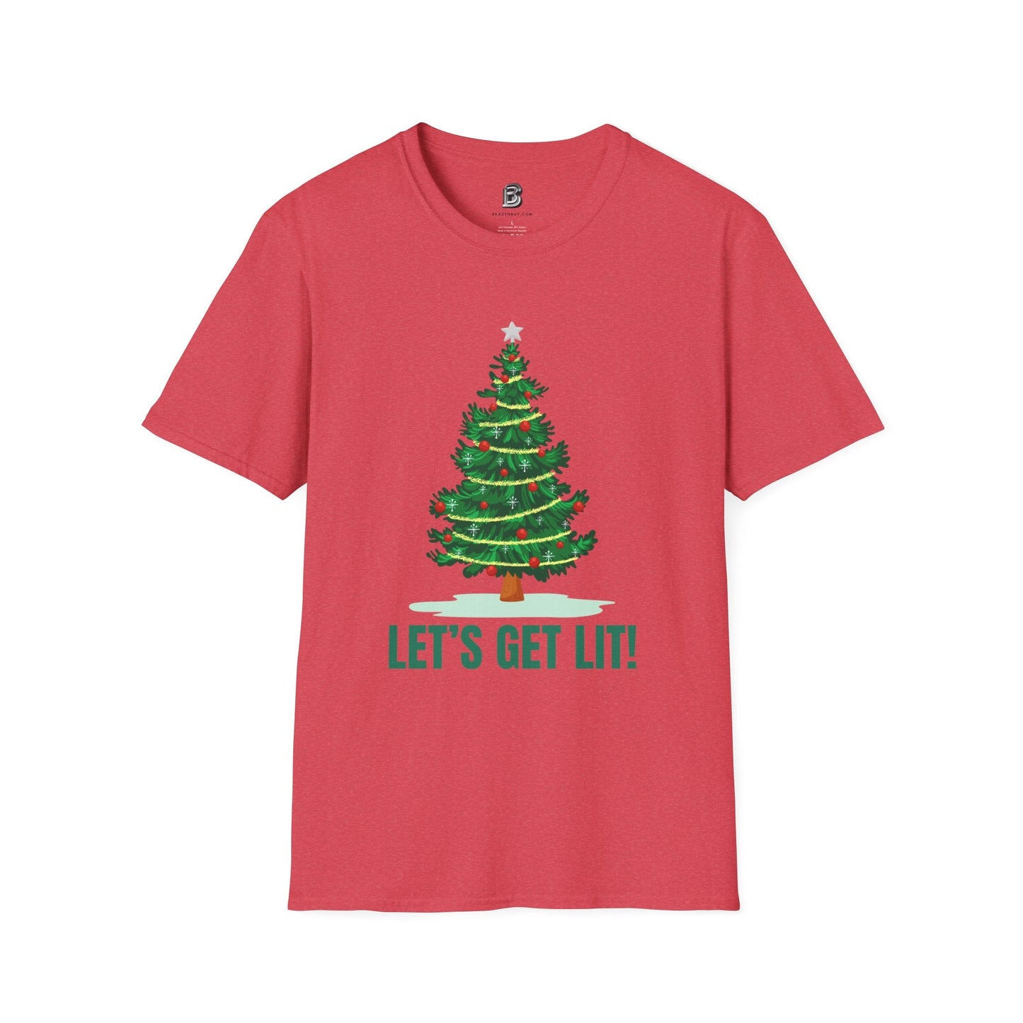 Let's Get Lit Christmas Unisex Shirt - BRAZEN BUY thsirt shirt