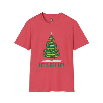 Let's Get Lit Christmas Unisex Shirt - BRAZEN BUY thsirt shirt