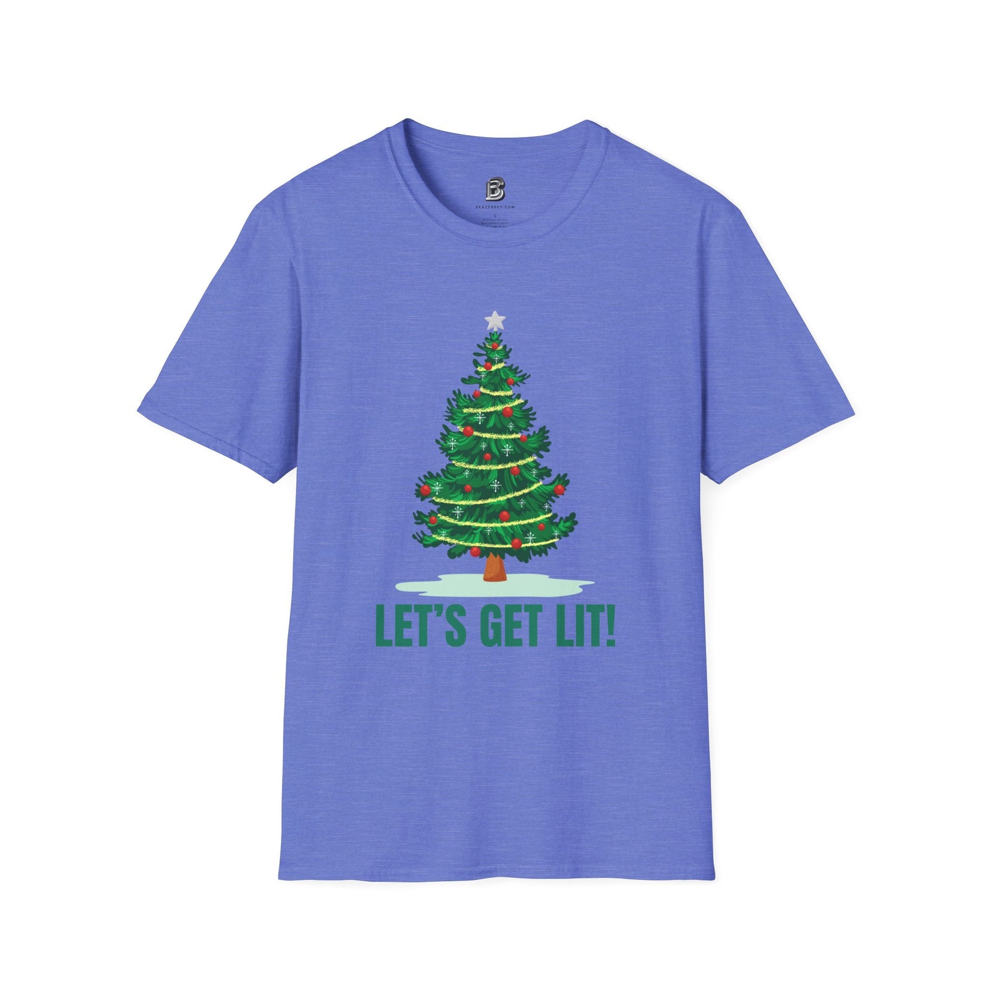 Let's Get Lit Christmas Unisex Shirt - BRAZEN BUY thsirt shirt