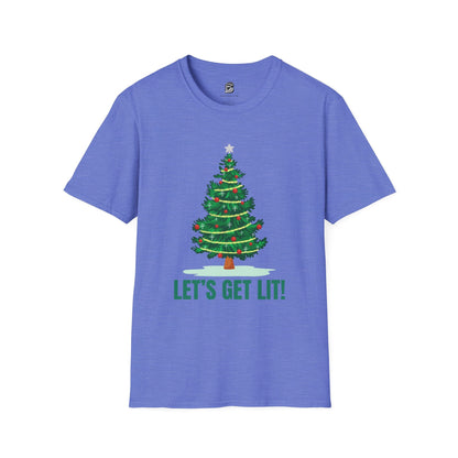Let's Get Lit Christmas Unisex Shirt - BRAZEN BUY thsirt shirt